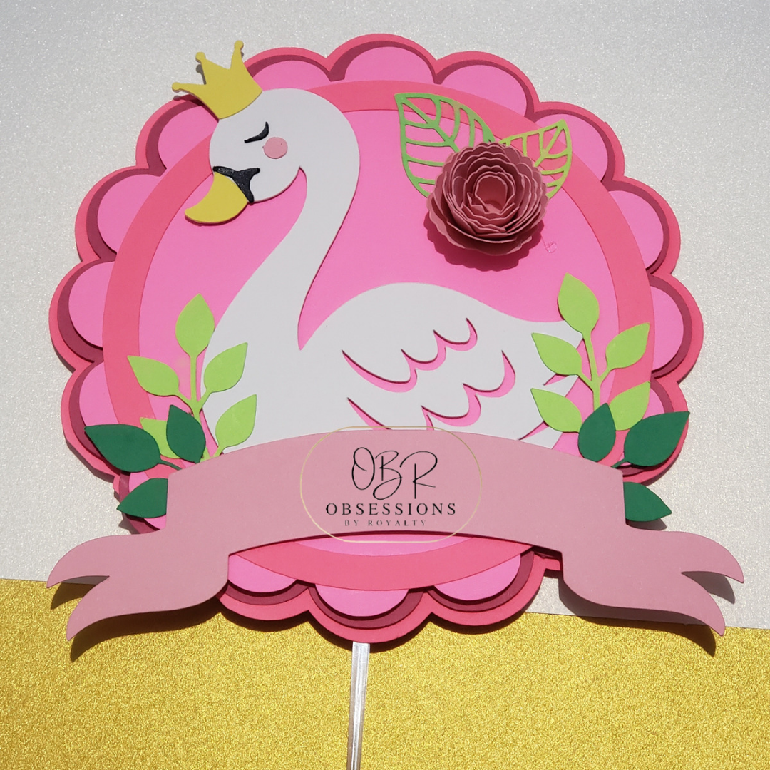 Swam Cake Topper