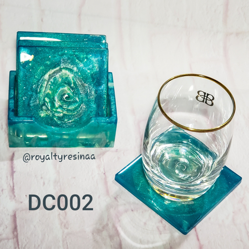 (4) Square Drink Coasters