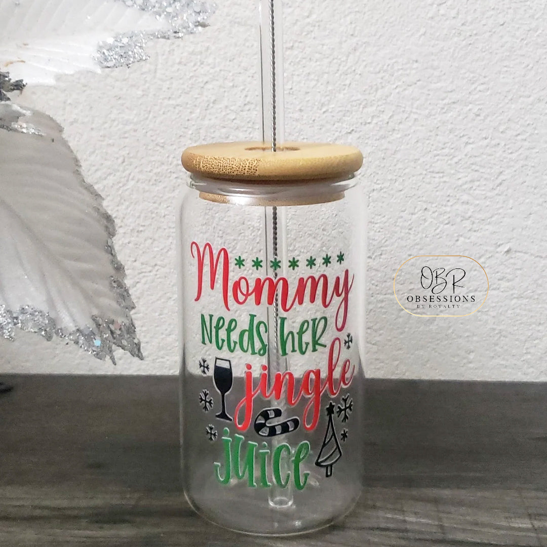 Mommy Jingle Glass