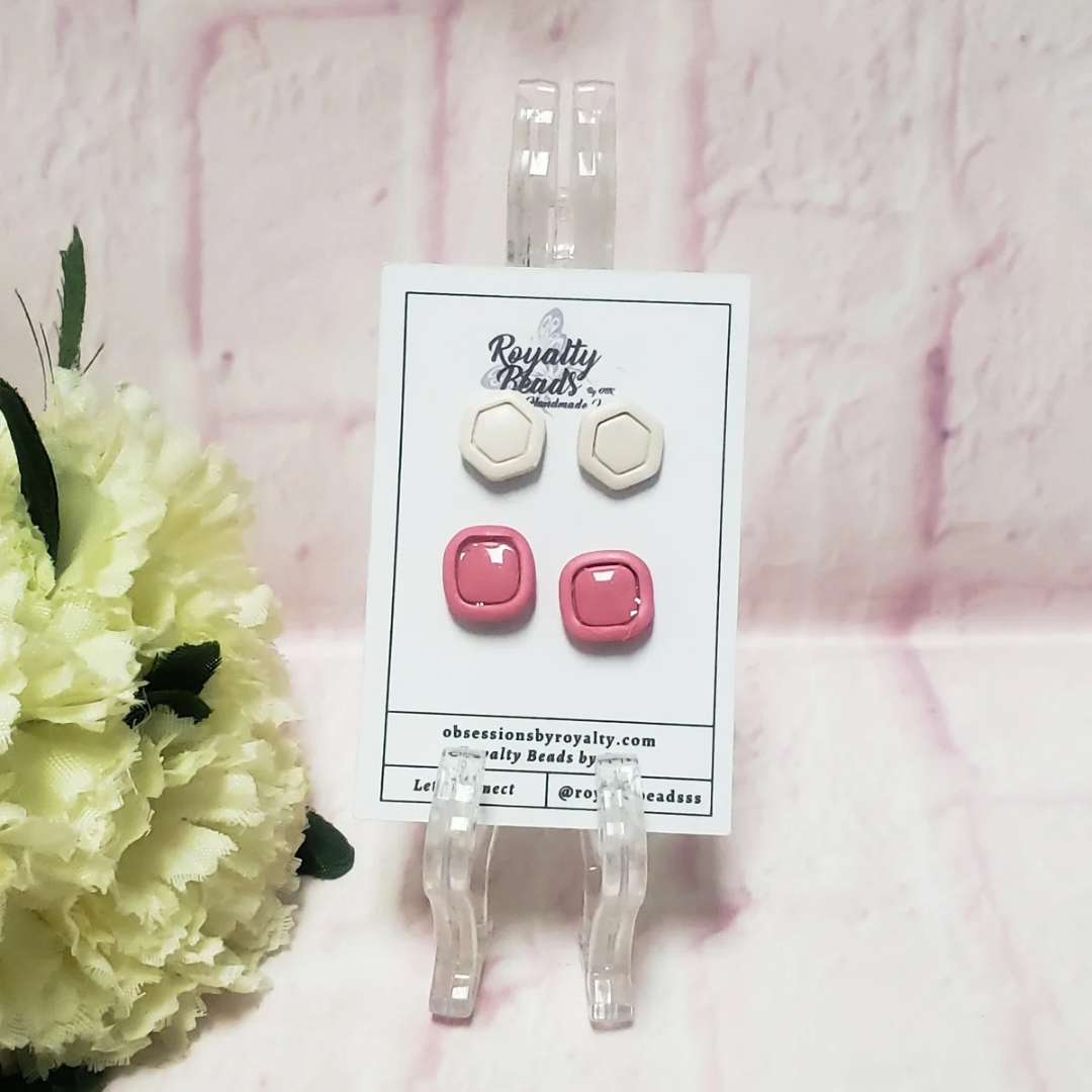 Pink Stud Sets