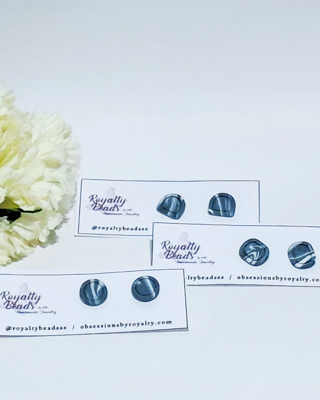 Blue Marble Stud