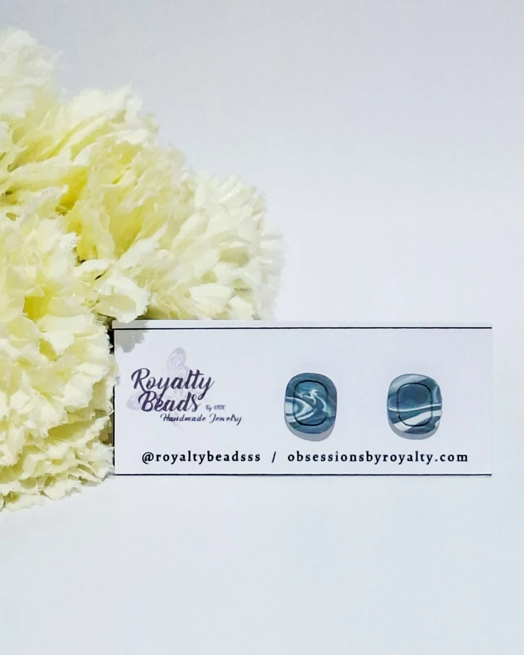 Blue Marble Stud