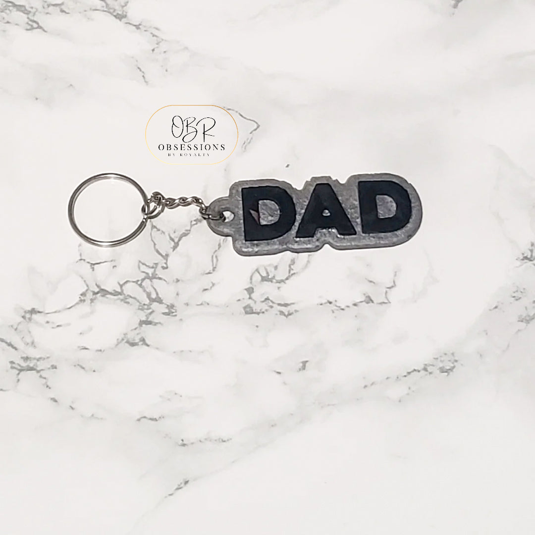 Dad Keyring