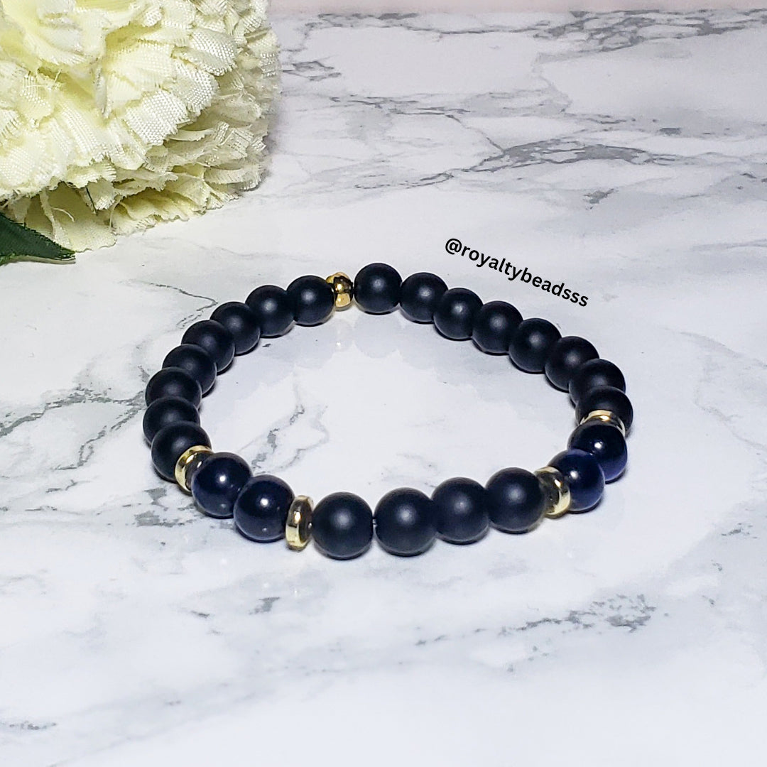 Black Onyx & Blue Tiger Eye
