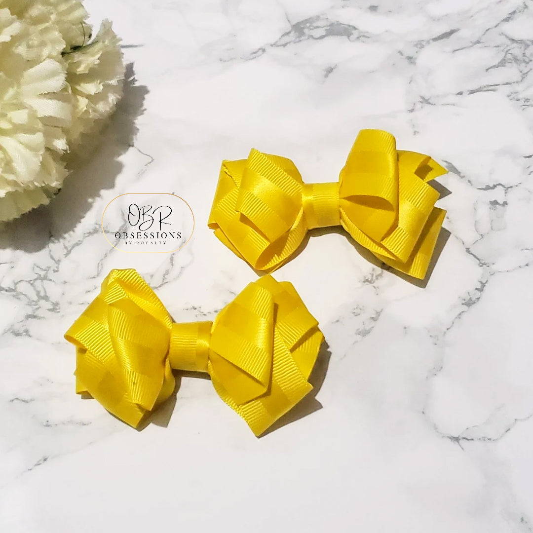 Daisy Hair Clip Bow