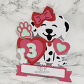 Cute Love Puppy Cake Topper